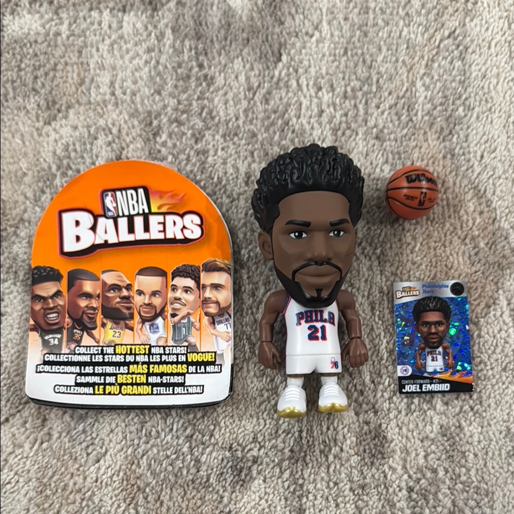 NBA Ballers Action Figure - Black, White, Blue